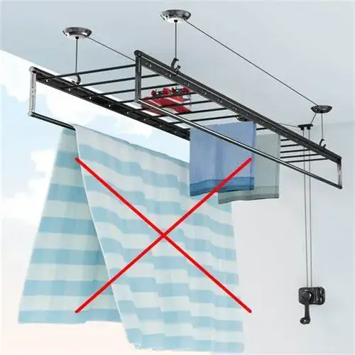 Master Netting Wall-Mounted, Ceiling-Mounted, and Portable Folding Stands for Clothes Drying